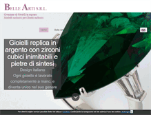 Tablet Screenshot of belle-arti.it